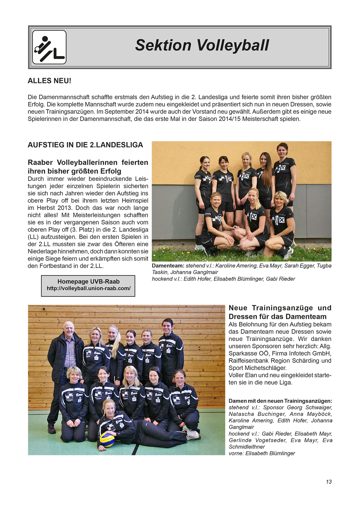 Unionzeitung 2014 - Seite 13