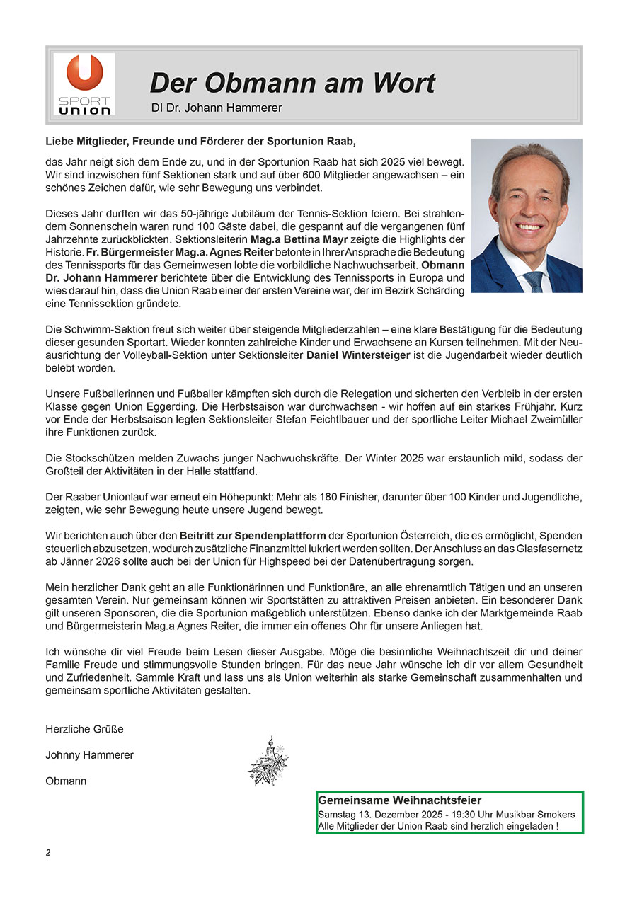 Unionzeitung 2025 - Seite 02